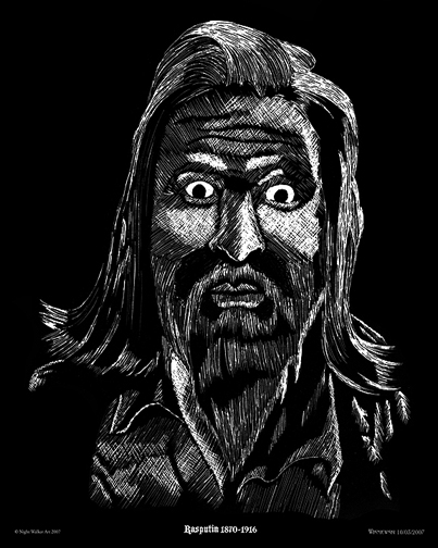 RASPUTIN ETCHING